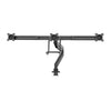 Neomounts nm-d775dx3black flat screen desk mount, 17 -24 , 6 kg, 100x100 mm, clamp bolt,