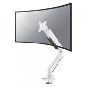 Neomounts nm-d775whiteplus curved screen desk mount, 49 , 18 kg, 100mm, clamp bolt, white - afbeelding 1
