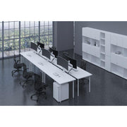 Neomounts nm-d775whiteplus curved screen desk mount, 49 , 18 kg, 100mm, clamp bolt, white - afbeelding 4