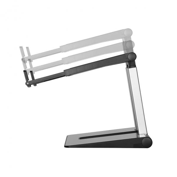 Neomounts nsls200 opvouwbare laptop standaard (zwart zilver)