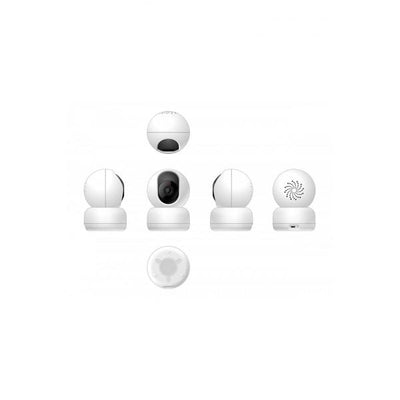 Wox Wox R4040PTZ PTZ Camera interna, WiFi, 1080p, 360 °, zoom di inclinazione in pan, bianco