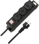 Presa Brennerstuhl con interruttore ip44 3 vie nero 2m h07rn-f 3g1,5