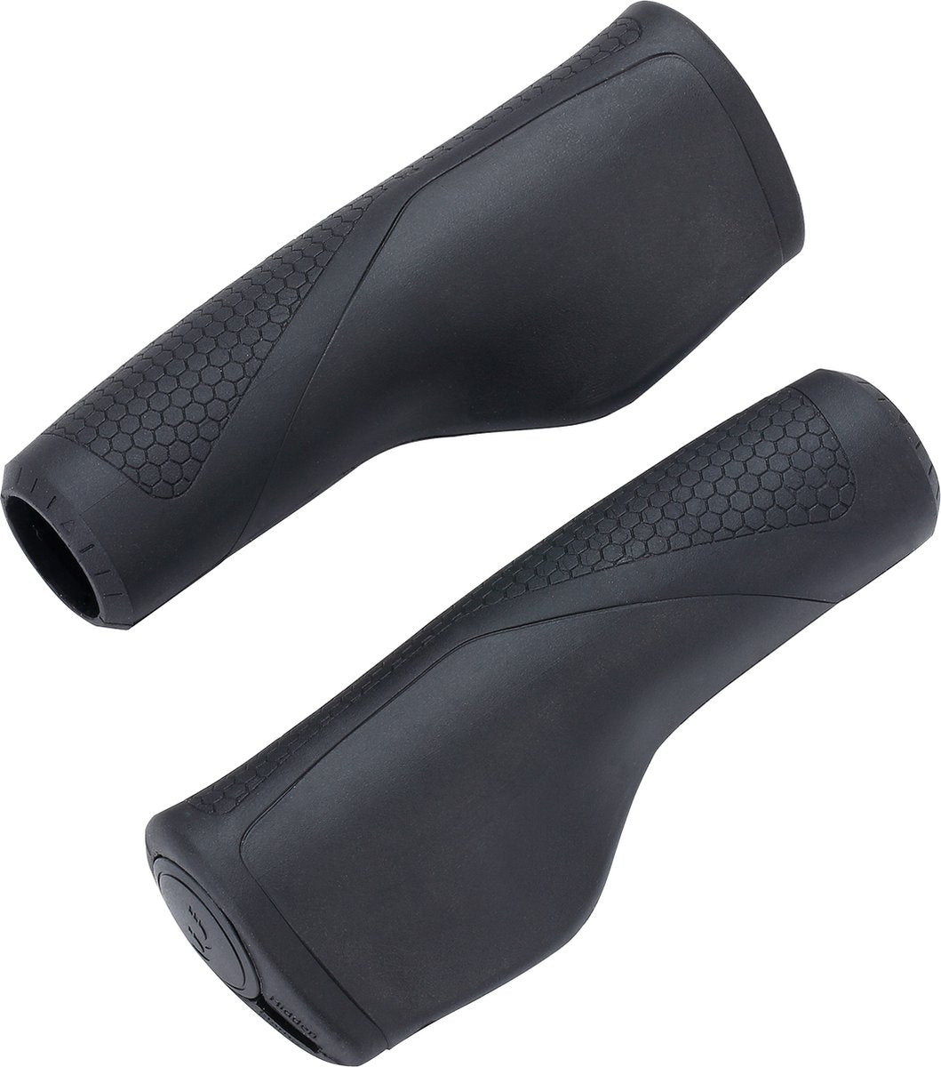 Bbb cycling ergonomische fiets handvatten mamba - fiets handvaten e-bike stadsfiets - 130mm - zwart - bhg-100