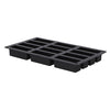 Patisse Patisse Mini Cake Form 12 Vaks 29x17 cm silicone nero