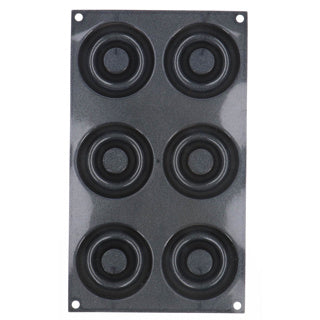 Patisse Patisse Donut Modulo 6 Comparti 29x17 cm Silicone nero