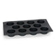 Patisse Patisse Mini Muffin Form 11 Comparti 29x17 cm Silicone nero