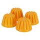 Patisse Patisse budino forma 100 ml 4 pezzi gialli