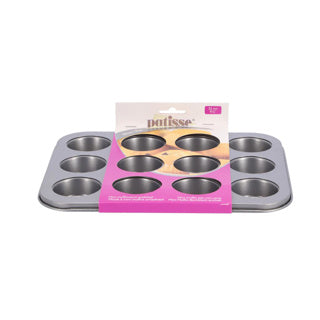 Mini muffin in top in argento in argento 12 comparti 25 cm