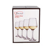 Bicchiere da vino quotidiano per la casa da 400 ml, set da 4 | 6 pezzi