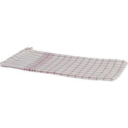 Strofinaccio in cotone betra bianco, rosso