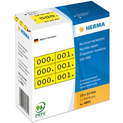 Etichette herma numeriche