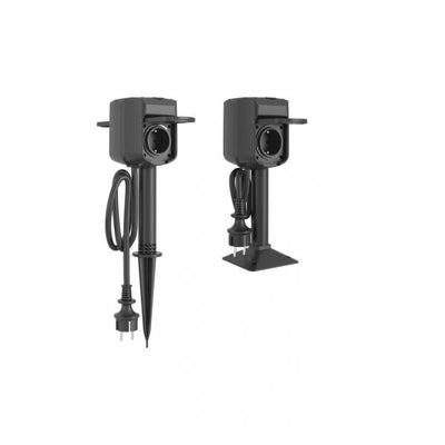 Wox Wox R6079 Smart Two -Way Outdoor Contact Box, WiFi, 2x Schuko, IP44, 3680W, 16A
