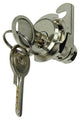 Mack 1015856 - Cerradura armario 1 letra niquelada 16mm | 5 piezas