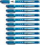 Stabilo worker+ colorful - rollerball 0.5 mm - blauw - doos 10 stuks