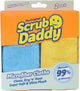 Panni Scrub Daddy in microfibra ultra morbidi - blu e gialli - 1 pezzo
