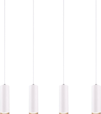 Trio marley - lámpara colgante - blanco - excl. 4x gu10 3w - regulable en altura