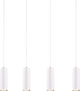 Trio marley - hanglamp - wit - excl. 4x gu10 3w - aanpasbaar in de hoogte