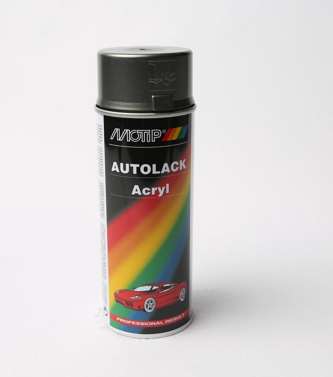 Motip 51043 - bomboletta spray per vernice per auto - grigio metallizzato - 400 ml