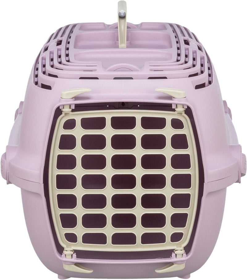 Trixie reismand - roze, geschikt tot 6 kg - 48x30x32 cm, handvat en draaisluiting