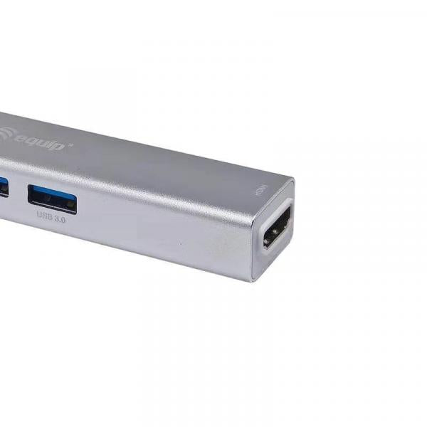 Equipaggiare 133480 USB-C 5 in 1 adattatore multifunzionale