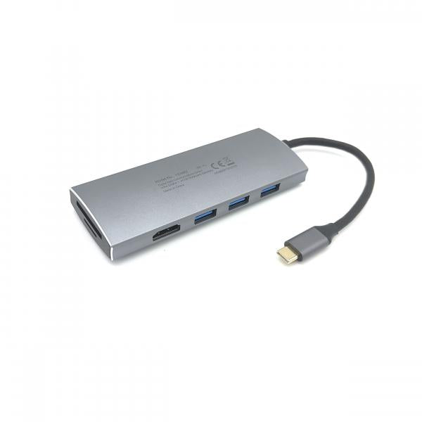 Equipaggia 133482 Adattatore multifunzionale USB-C 7IN 1