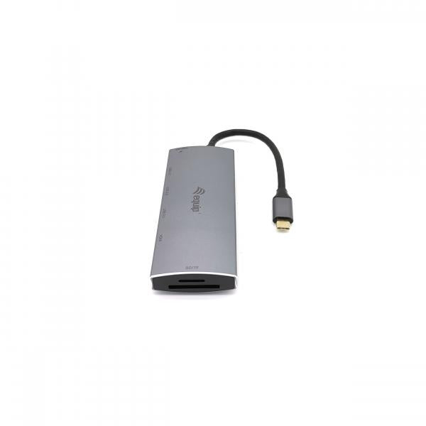 Equipaggia 133482 Adattatore multifunzionale USB-C 7IN 1