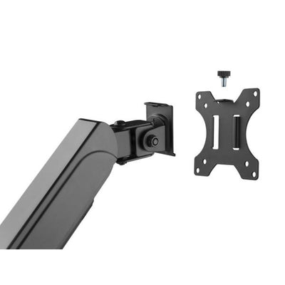 Equipaggiamento equipaggiamento 650134 17-27 Fantasca del montaggio della scrivania a triplo monitor, morsetto, 21 kg, 75 x 75 mm, 100 x 100 mm