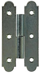 Mack 1013260 - 2 bisagras españolas izquierda galvanizadas h 90 x w 50 mm | 5 piezas