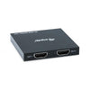Equipaggiamento equipaggiamento 332715 Ultra Slim 2-Port HDMI Splitter, 3840 x 2160p, 4K Ultra HD, Power-By-USB, Black