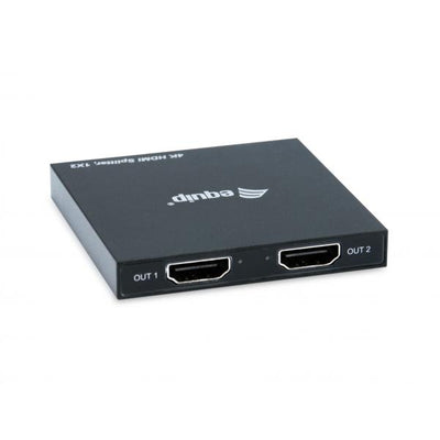 Equipaggiamento equipaggiamento 332715 Ultra Slim 2-Port HDMI Splitter, 3840 x 2160p, 4K Ultra HD, Power-By-USB, Black