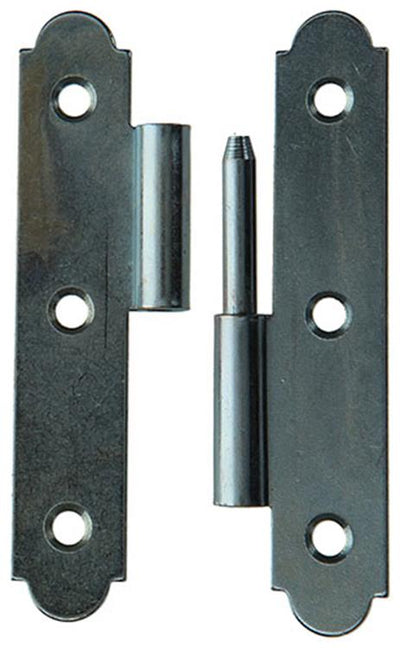 Mack 1013262 - 2 Spanish hinges right galvanized h 100 x w 50 mm | 5 pieces