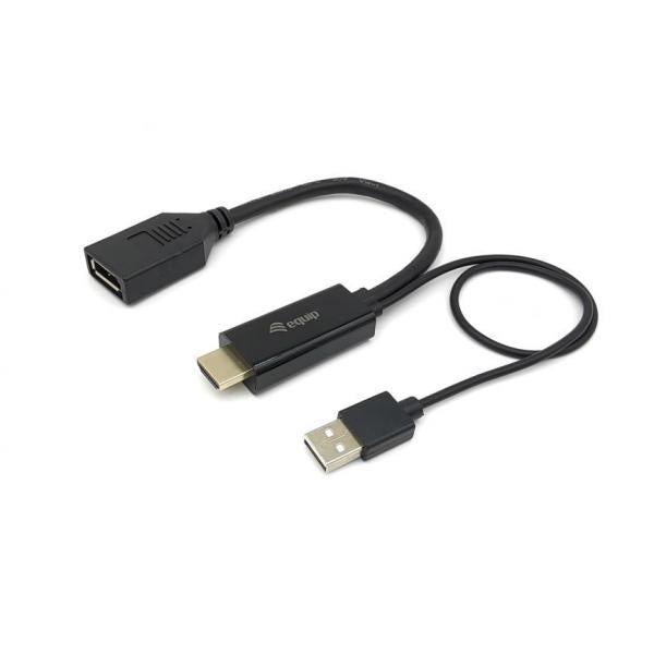 Equipaggiamento equipaggiamento 119039 HDMI all'adattatore DisplayPort, 0,15 m, DisplayPort (standard) HDMI (standard), maschio, dritto