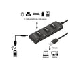 Equip 128957 7-port usb 2.0 hub, usb 2.0, usb 2.0, 480 mbit s, black