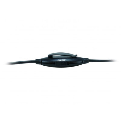 Equipaggiamento equipaggiamento 245304 auricolare stereo con muto, auricolare, head-band, call center di ufficio, nero, binaurale, 1.8