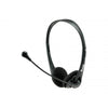 Equipaggiare 245304 auricolare stereo con muto, cuffie, head-band, call center di ufficio, nero, binaurale, 1.8