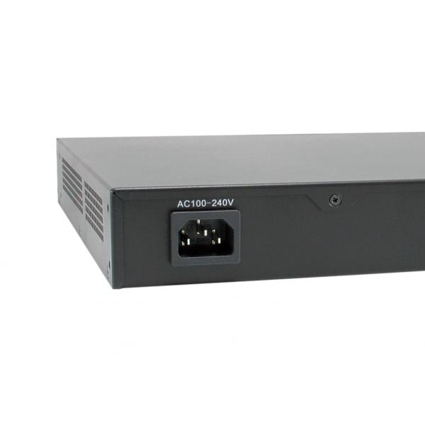 ABI Levelone GEP-2821 Switch Poe Gigabit a 28 porte, output POE 24x, 2x Gigabit RJ45, 2x Gigabit SFP, 1H