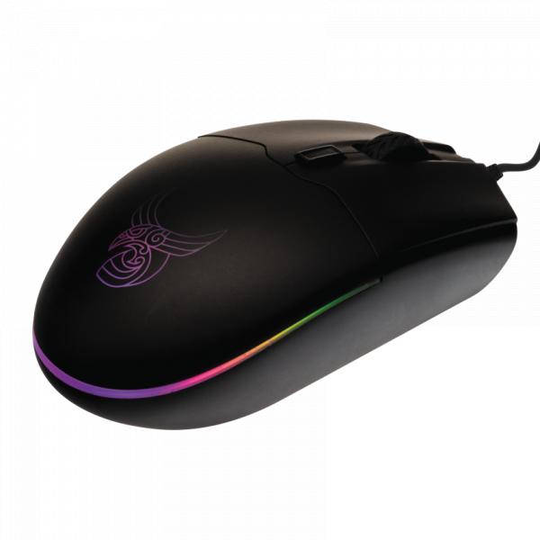 L33T Gaming L33T Gaming 160398 Mouse da gioco RGB Wired Hofud, 6 pulsanti, 3200 dpi, USB
