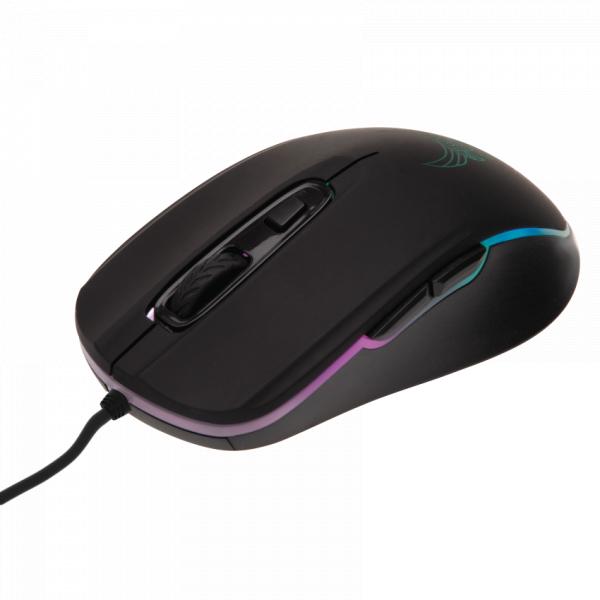 L33T Gaming 160399 Tyrfing Wired RGB Gaming Mouse, 6 botones, 10,000dpi, USB