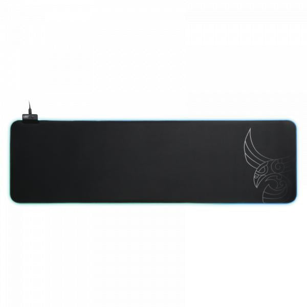 L33t gaming l33t gaming 160406 asar bardagi xxl rgb gaming mousepad, fast surface. 920 x 294 x 3 mm, black