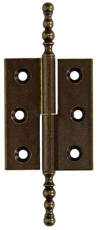 Mack 1013558 - 2 bisagras para muebles derechas bronceadas h 50 x w 40 mm | 5 piezas