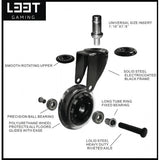 L33t gaming 160531 3inch rubber casters, green, 5pcs - afbeelding 5