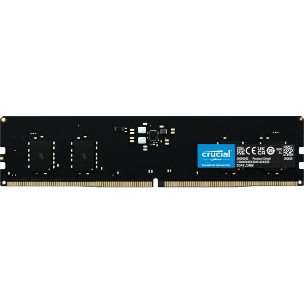 Memoria DIMM CT8G48C40U5 crucial, 8 GB, DDR5, 4800 MHz, CL40, 1.1V