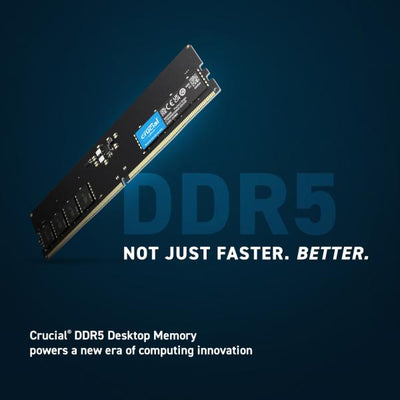 Memoria DIMM CT8G48C40U5 crucial, 8 GB, DDR5, 4800 MHz, CL40, 1.1V
