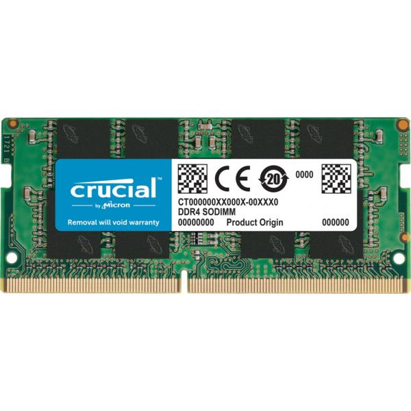 Abi Crucial CT8g4SFRA32A Memory, DDR4, 8GB, So-Dimm, 3200 MHz, Cl15