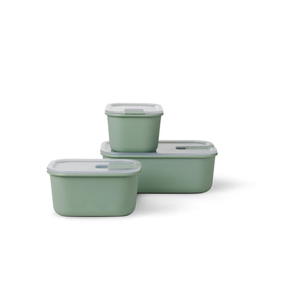 Contenitori per alimenti Mepal easyclip 3 pezzi salvia