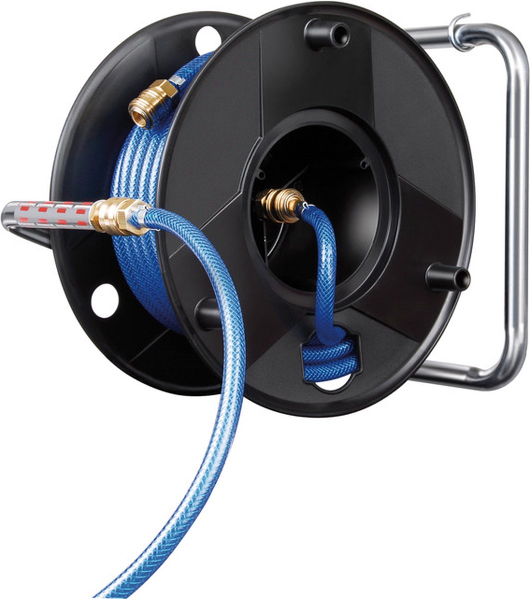 Brennerstuhl avvolgitubo aria compressa profi 20m tubo ø 9 attacco 15mm DIN - 1127030