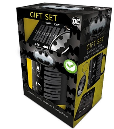 Pyramid batman gift set mug green