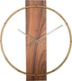 Nextime carl – wandklok – 50.8 × 58.2 × 4.3 cm – hout staal – bruin