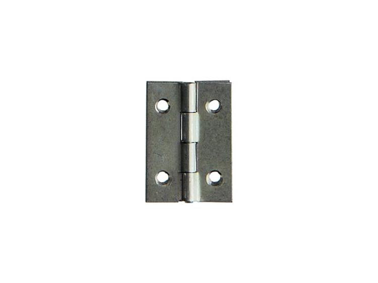 Mack 1013245 - 4 bisagras estrechas galvanizadas h 25 x w 18 mm | 5 piezas