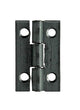 Mack 1013544 - 4 bisagras estrechas galvanizadas h 30 x w 19 mm | 5 piezas